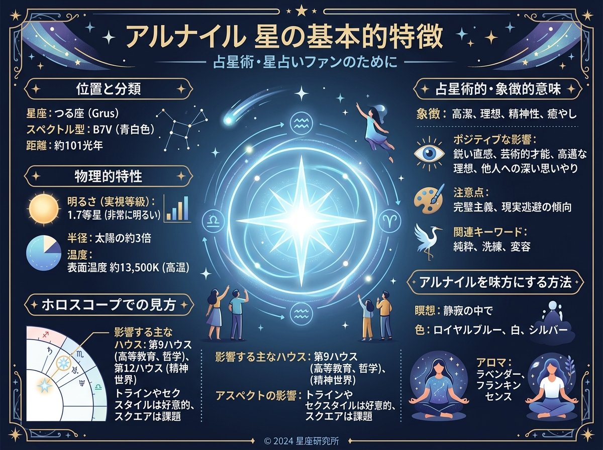 アルナイル 星の基本的特徴