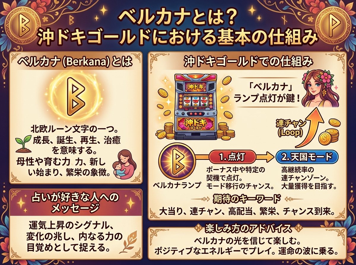 ベルカナとは?沖ドキゴールドにおける基本の仕組み
