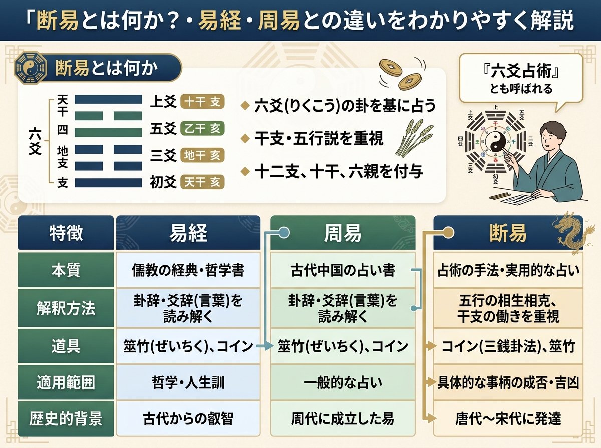 断易とは何か・易経・周易との違いをわかりやすく解説