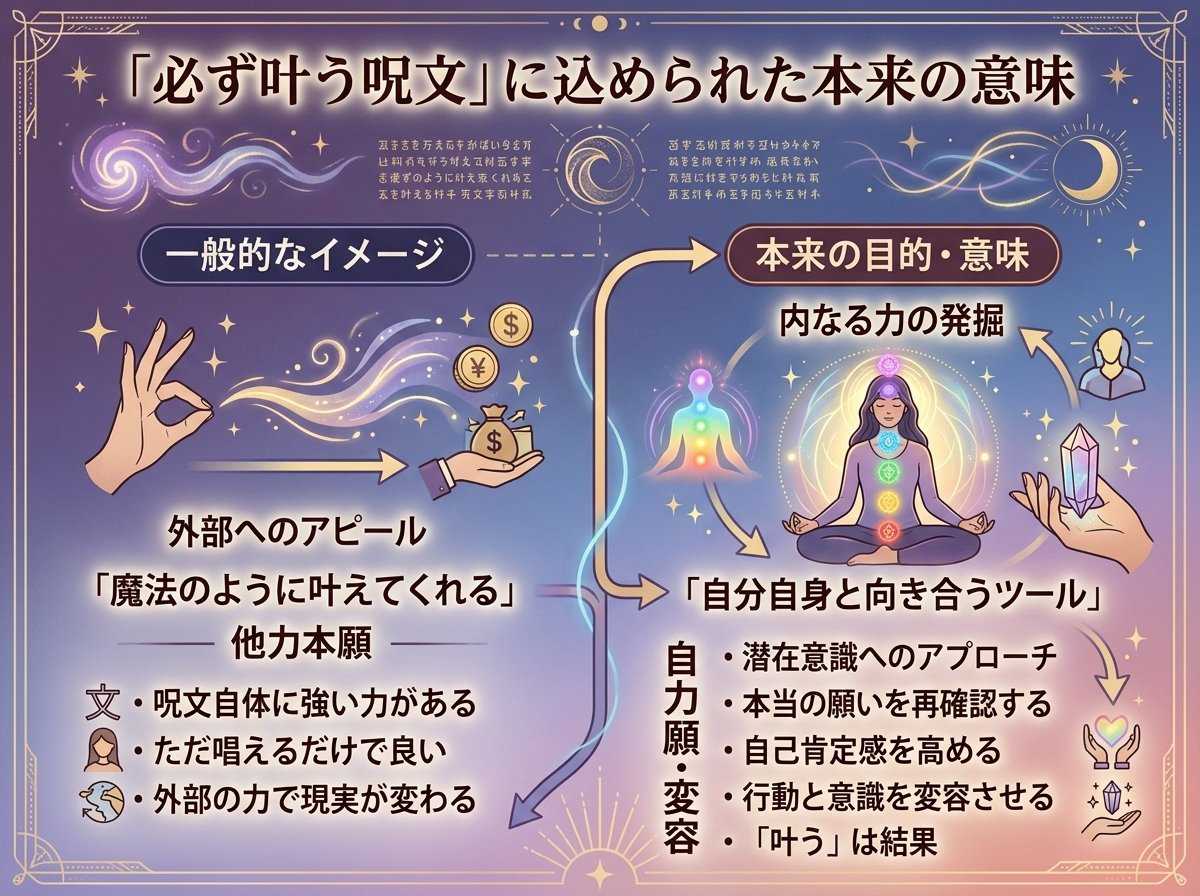 「必ず叶う呪文」に込められた本来の意味