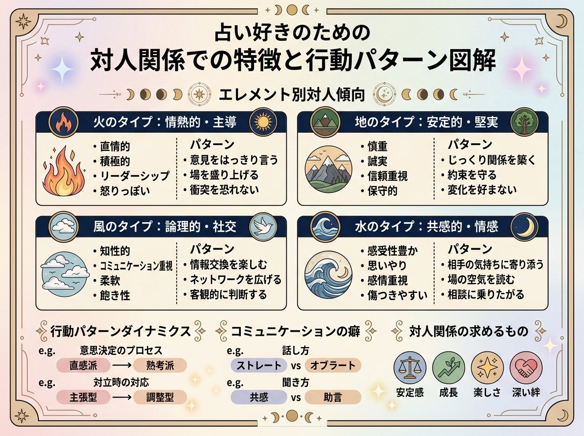 対人関係での特徴と行動パターン