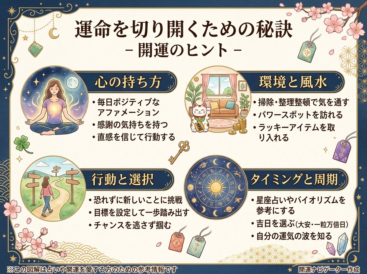 運命を切り開くための秘訣
