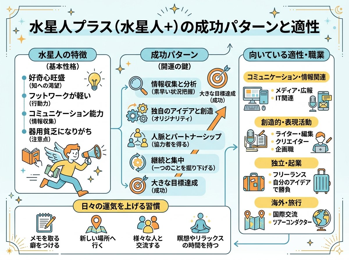 水星人プラスの成功パターンと適性
