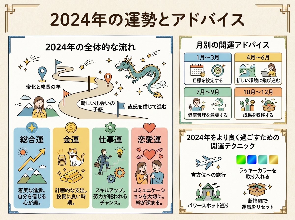 2024年の運勢とアドバイス