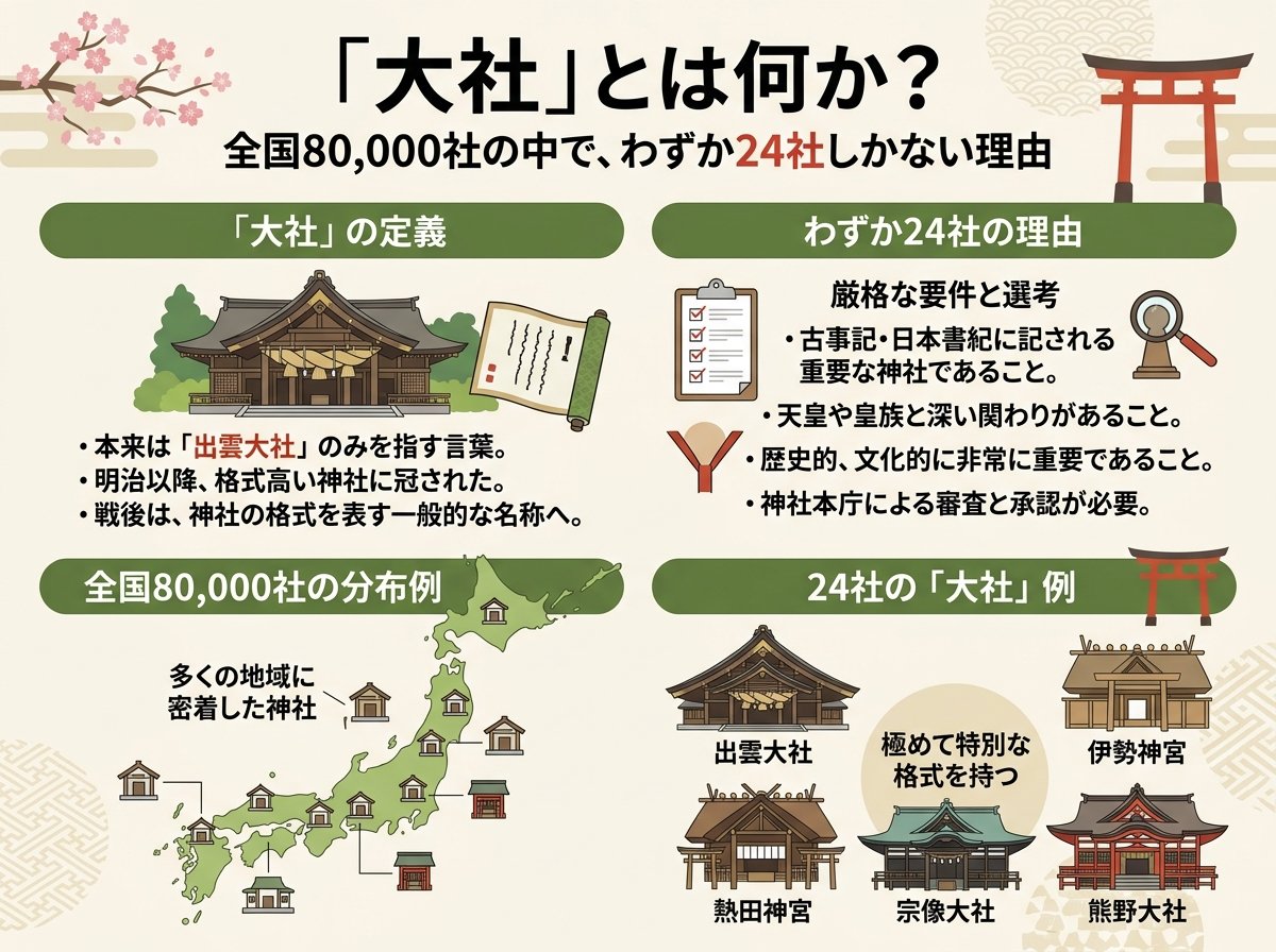 大社とは何か?全国80