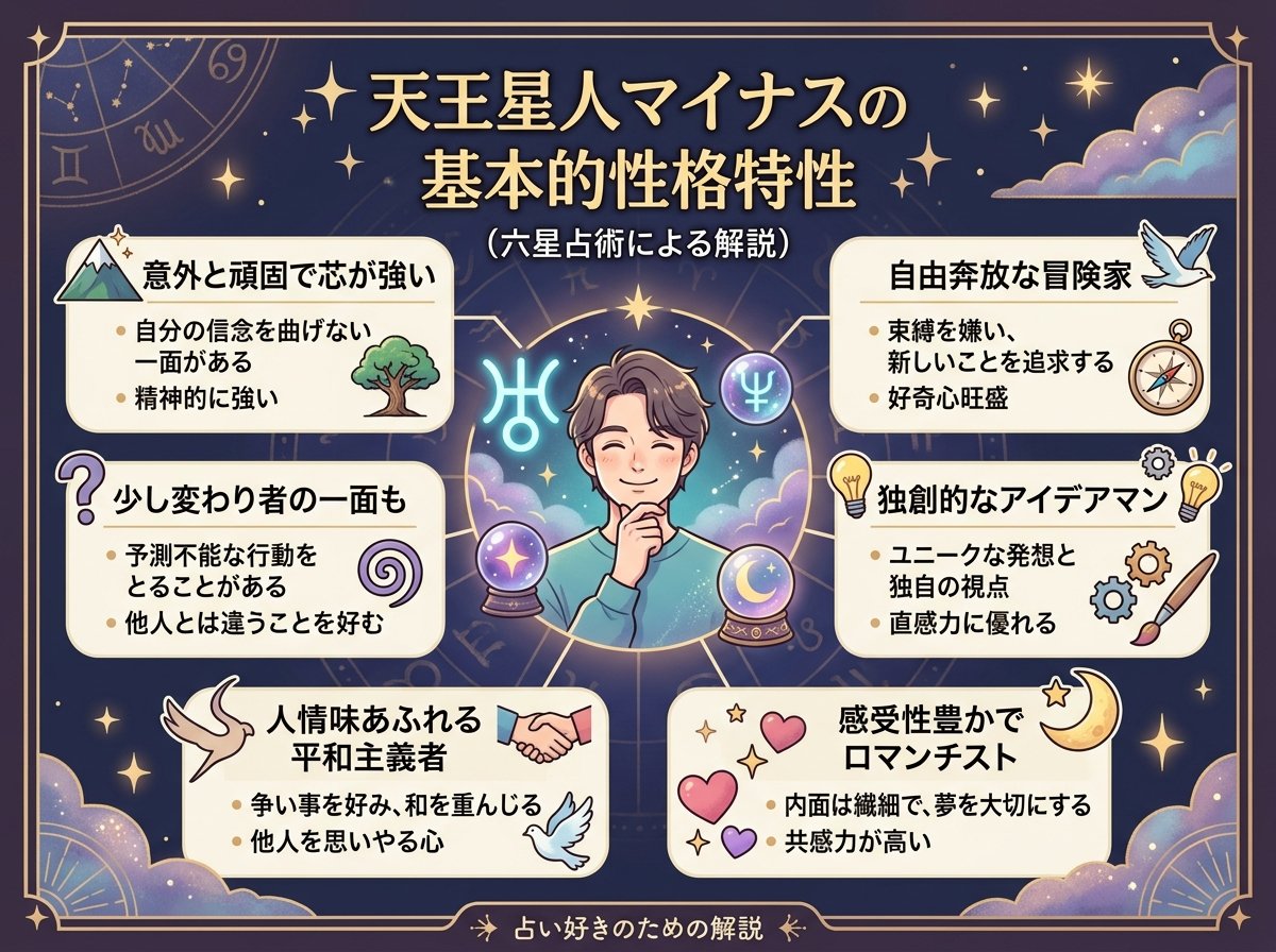 天王星人マイナスの基本的な性格特性