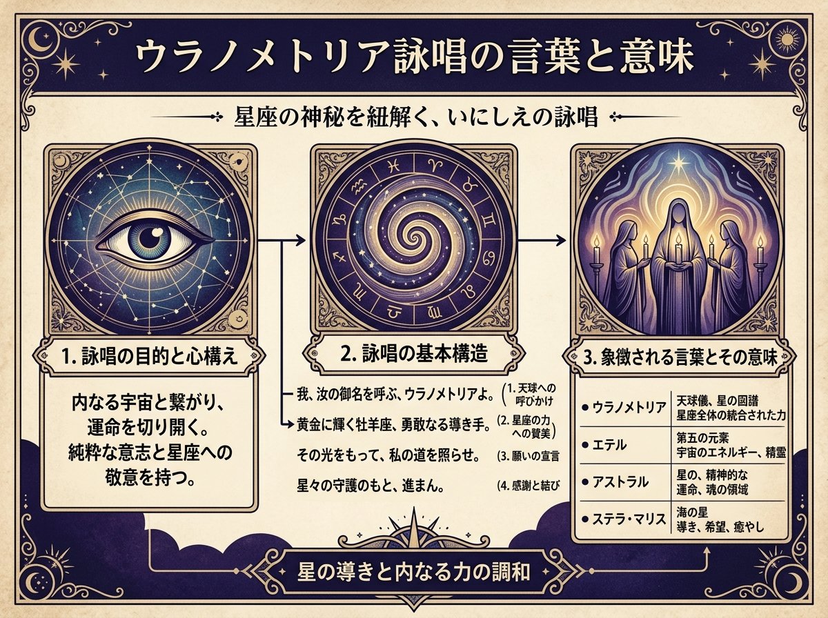 ウラノメトリア詠唱の言葉と意味