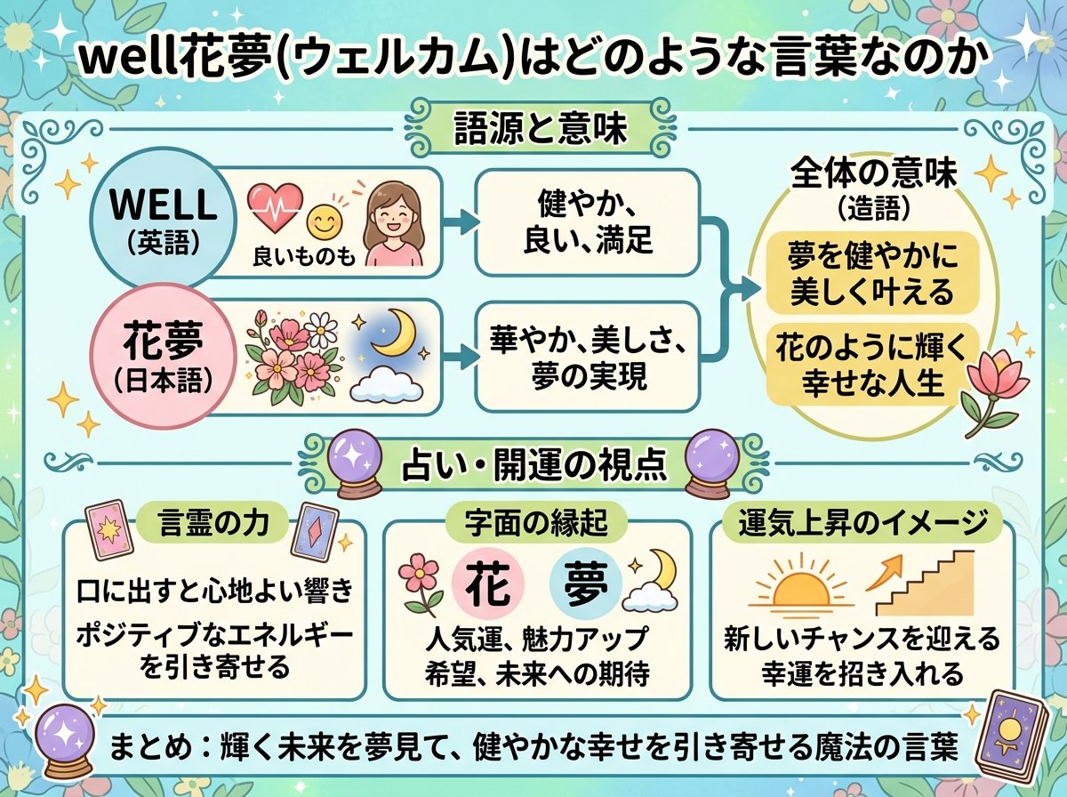 well花夢はどのような言葉なのか